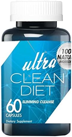 Ultra Clean Diet Slimming Cleanse - Flush Excess Waste And Toxins- Increase Nutrient Absorption- Promote Weight Loss -100% Natural Key Ingredients