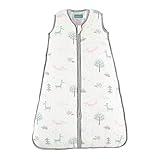 molis & co Sleeping Bag Baby, 2.5 TOG Super Soft and Warm Muslin Wearable Blanket for Baby,18-36 Months. 43.3