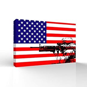 Canvas Wall Art for Living Room,Bedroom Home Artwork Paintings Independence Day Ready to Hang - 12x18 inches