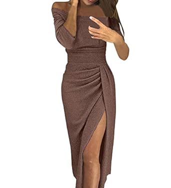 abiti eleganti con maniche lunghe