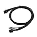EVGA Black G2/P2/T2 Power Supply Cable Set, Individually Sleeved (100-CK-1300-B9)