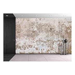 Dirty Grunge Wall - Removable Wall Mural | Self-Adhesive Large Wallpaper - 66x96 inches