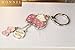 Z70_B New Adorable Hot Pink Style Bow Hello Kitty Charms Keychain Key Ring