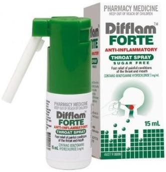 Difflam Forte Anti-Inflammatory Throat Spray -Fast relief 15 ML 1tube
