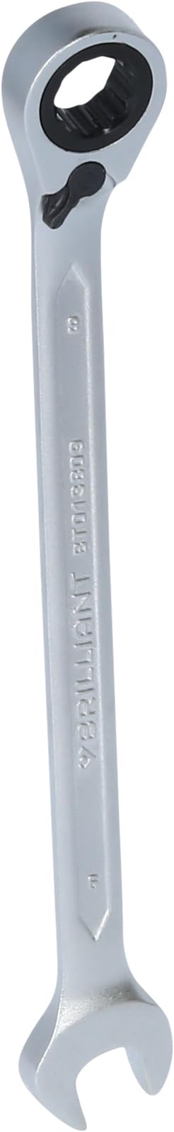 BRILLIANT TOOLS BT013809 Ratchet Ring Spanner 9mm [Powered by KS Tools] — image 1