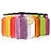 8 Ounce Glass Drink Bottles, Pack of 8 Glass Water Bottles with Lids, Great for storing Juices, Smoothies, beverages, Kombucha and More, Quality Material - Dishwasher Safe (8 Pack)