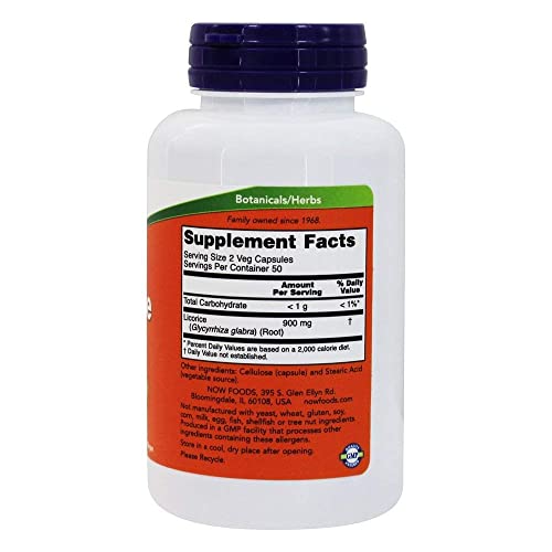 NOW Foods, Licorice Root 450mg 100 CAPS Pricepulse