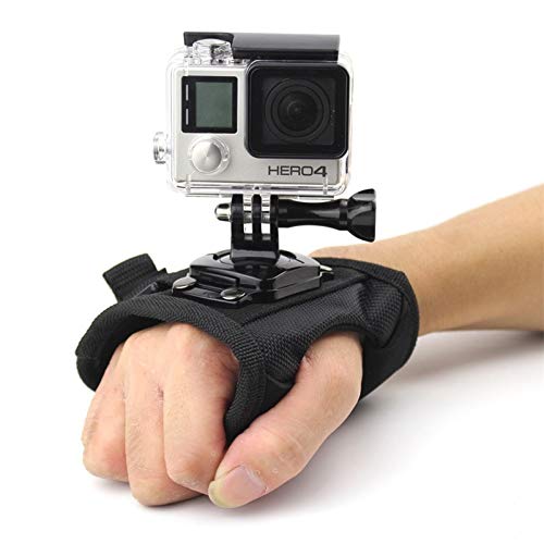360 Degree Rotating Swivel Hand Mount for GoPro Action Camera, Wrist Mount - Perfect for Paragliding, Wakeboarding, Kite Surfing, Sky Dive and More