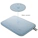 MOSISO Laptop Sleeve Only Compatible with MacBook 12 inch A1534 with Retina Display 2017/2016/2015 Release, Neoprene Bag Cover with Small Case, Airy Blue