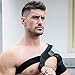 YunZyun Shoulder Brace Rotator Cuff Pain Relief Support Adjustable Belt Sleeve,Provides Protection, Heat and Support for Shoulder (Black)