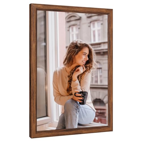 Wood Picture Frame Brown Rustic Natural