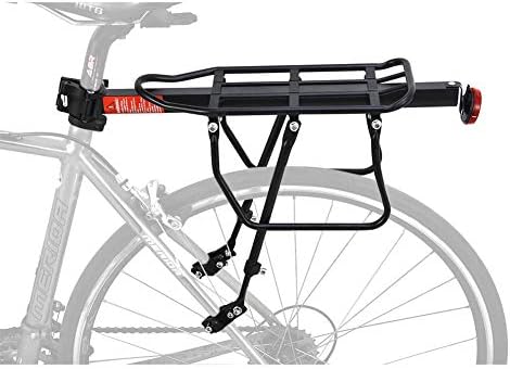 Bike Pannier Rack Mountain Bike Quick Release Diagonal Support Solid Steel Aluminum Alloy Rack Universal Shelf Bicycle Rear Rack