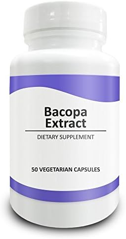 Pure Science Bacopa 600mg (S.E. 50% Bacosides 320mg & Bacopa Powder 280mg) - Improves Memory and Attention, Promotes Relaxation - Gluten Free - 50 Vegetarian Capsules by Pure Science Supplements