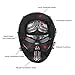 Thiroom Full Face Tactical Airsoft Paintball Cosplay Mask with Metal Mesh Eye Protection M06 Will-o'-the-wisp for Airsoft/BB Gun/CS etc