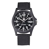 YANG-YI Outdoor Date Stainless Steel Military Sports Analog Quartz Army Waterproof Wrist Watch Mens