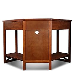Leick Home 82431 Corner Computer Writing Desk with
