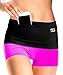 Stashbandz Unisex Travel Money Belt, Running Belt, Fanny and Waist Pack, 4 Large Security Pockets - One Pocket with Zipper, Fits Phones Passport and More, Extra Wide Spandex, USA Made primary