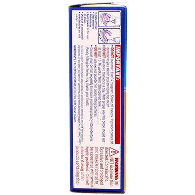 FIXODENT EXTRA HOLD DENTURE ADHESIVE POWDER, 2.7 OZ