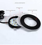 JUTTAUTO 12V Interior LED Spotlight Dimmable Recessed 3W Ceiling Light view 5
