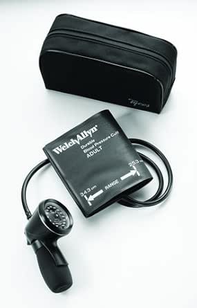 Welch Allyn 5098-27 Gauge and FlexiPort One Piece Cuff and Nylon Zipper Case, Adult