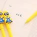 Cute Minion Gel Ink Pens - Ultra-Fine Point, Black, 12-Pack