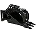 Titan Attachments Mini Skid Steer Stump Bucket Grapple, Quick Tach Mounting Style, Ideal for Tree Stumps, Roots, Buried Rock, Single 3,000 PSI Cylinder