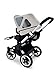 Bugaboo Donkey Breezy Sun Canopy, Artic Grey