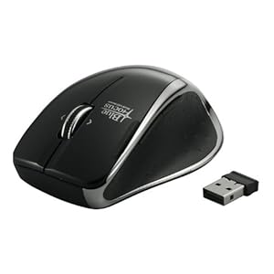 iBuffalo BlueLED無線マウス 超高感度2.4GHz 6ボタン チルト ブラックBSMBW03BKF