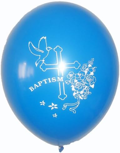 Baptism Balloon Royal Blue 12" (50 ct)