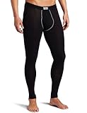 Saxx Men's Ultra Long John Fly Bottom, Black, Medium