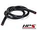 HPS HTHH-050-BLK Silicone High Temperature Reinforced Heater Hose, 250 PSI Maximum Pressure,1' Length, 1/2