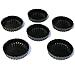 Stately Kitchen's Commercial Grade Non Stick Removable Bottom 5 Inch Mini Quiche Pans/Mini Tart Pans (6 - Pack)