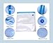 MOYEAH Vacuum Zipper Bags, Food Storage Saver BPAFree, Compatible To Foodsaver, Sous Vide, Vacuum Sealer Bags 3x Stronger, Reusable, Super Heavy Duty, Pack Of 10