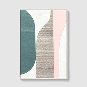 Framed Canvas Home Artwork Decoration Modern Nordic Style Canvas Wall Art for Living Room, Bedroom - 16x24 inches