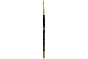 Silver Brush Limited 7100S Renaissance Round Brush for Watercolor and Oil, Size 4, Short Handle