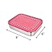 LunchBots Large Cinco Stainless Steel Lunch Container - Five Section Design Holds a Variety of Foods - Metal Bento Box - Dishwasher Safe - Stainless Lid -Pink Dots