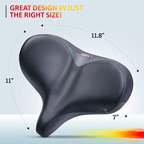 Giddy Up! Bike Seat Compatible with Peloton Exercise and Road Bicycle