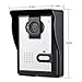AMOCAM Wired Video Intercom Doorbell System 4.3 Inches HD LCD 2- Monitor Video Door Phone Bell Kits IR Night Vision Indoor Outdoor Camera DoorBell Intercom Doorphone Telephone Style 1V2