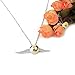 Harry Potter Necklace Set 5 Pieces Cosplay Pendant Necklaces Time Turner Deathly Hallows Golden Snitch for Girls Kids Decoration Toy Harry Potter Fans Hogwarts Gifts or Decorations
