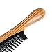 Wide Tooth Hair Comb for Curly Hair - Breezelike No Static Wooden Detangling Comb - Natural Sandalwood Buffalo Horn Comb for Women and Men