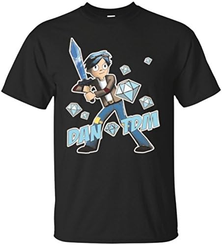 DanTDM Sword T-Shirt Black T Shirt