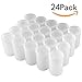 CTKcom 35MM Film Canisters(24 pack)- Tight Sealing Lids on All Canisters for Travel or Small Storage and Geocaching, 24 pack(White)