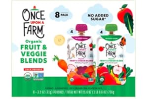 GROCERAMA Once Upon A Farm Organic Fruit & Veggie Blends, 8 ct.