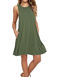 Womens Solid Pencil Dress Round Neck Slim Fit Dress With Loose Sleeves