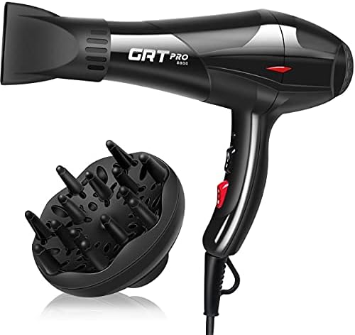 GRT PRO Professional Hair Dryer 3500W Ionic Hairdryer AC Motor