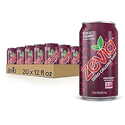 Zevia Zero Calorie Soda, Black Cherry, 12 Ounce