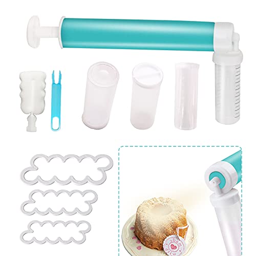 Manual Airbrush for Cakes spray gun kit, ULENDIS DIY Baking Airbrush