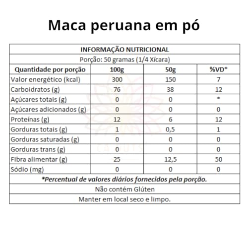 1 kg Maca Peruana em Pó Pura Premium Ca.Nuts | Marca Ca.Nuts (1 Kg)