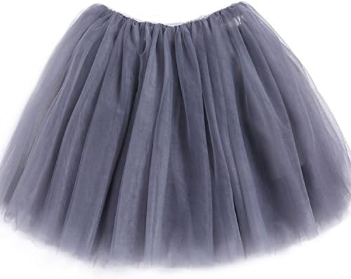 Baby Toddlers Girls Tulle Skirt Super Soft Classic 5 Layers Princess Tutu Skirts (6M-15Years)