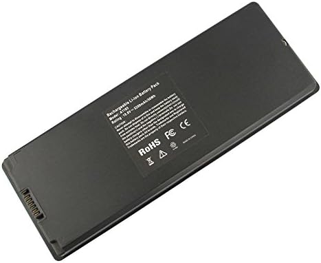 59Wh A1185 Laptop Battery Pack for Apple 13" 13 inch MacBook A1181 (Mid. / Late 2006, Mid. / Late 2007, Early/Late 2008, Early/Mid. 2009)